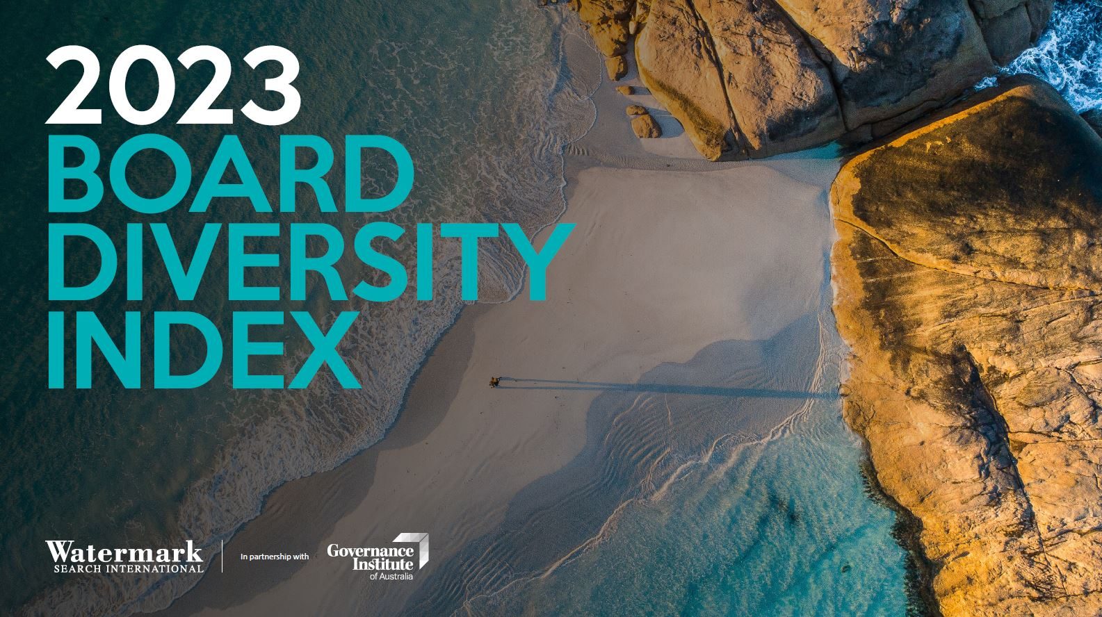 Cover of the 2023 Board Diversity Index by Watermark Search International and the Governance Institute of Australia